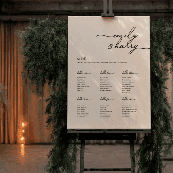 Seating Chart Small